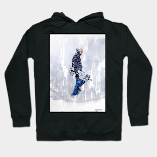 Snowboarder Abstract. For snowboard lovers. Hoodie